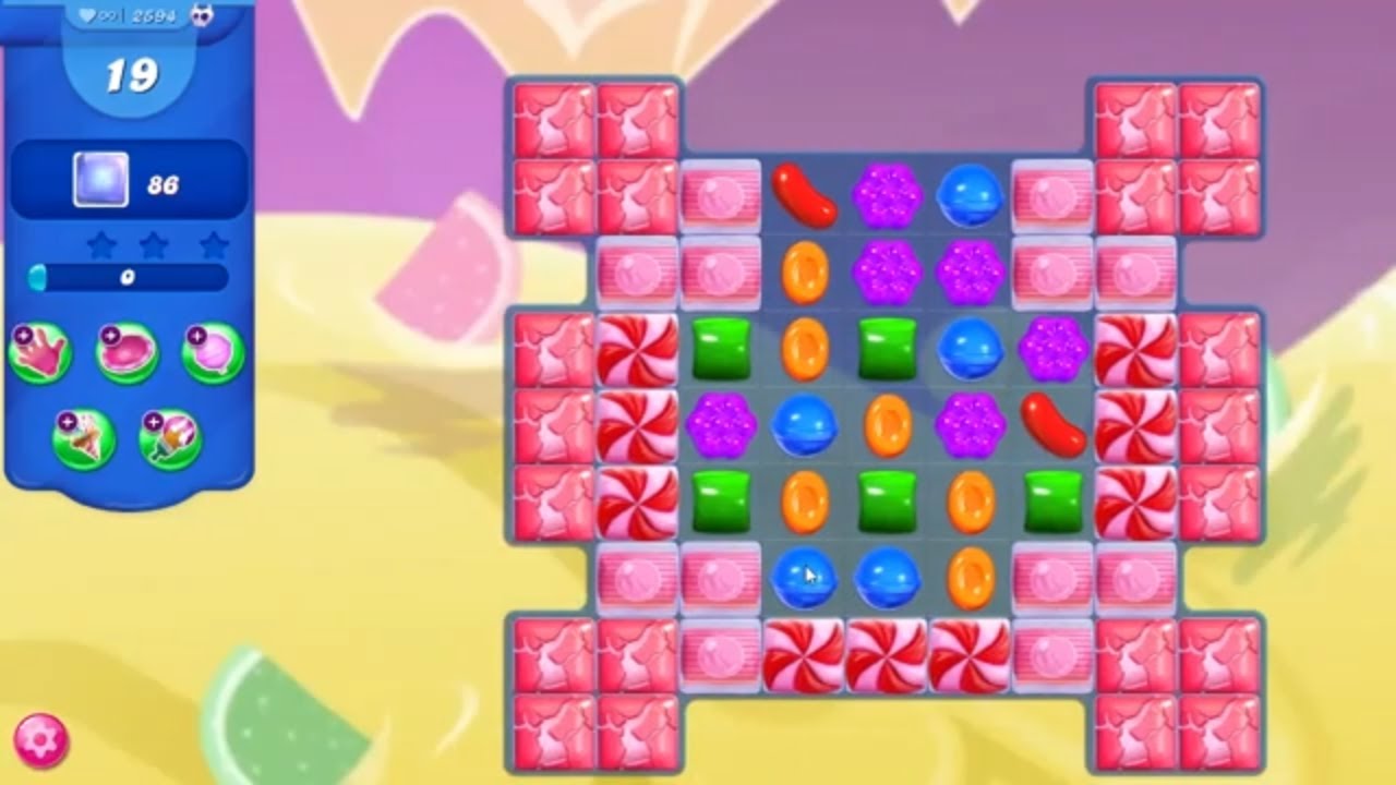 Candy Crush Saga LEVEL 2594 NO BOOSTERS (new version)🔄✅