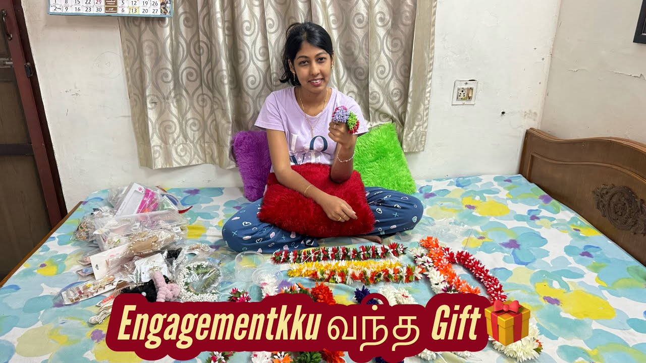 Engagementkku வந்த Gift 🎁 l Ag vlogs