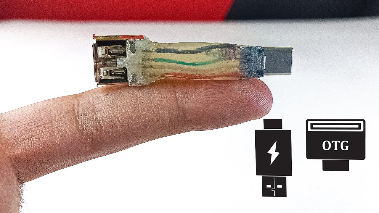 How to Make C-Type OTG Cable | Turn any Data Cable into OTG Cable