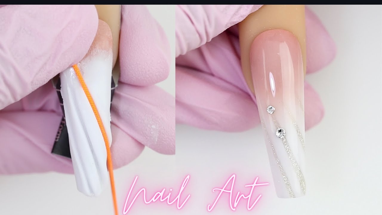 Uñas con Cordón 💅🏼✨ Nail Art