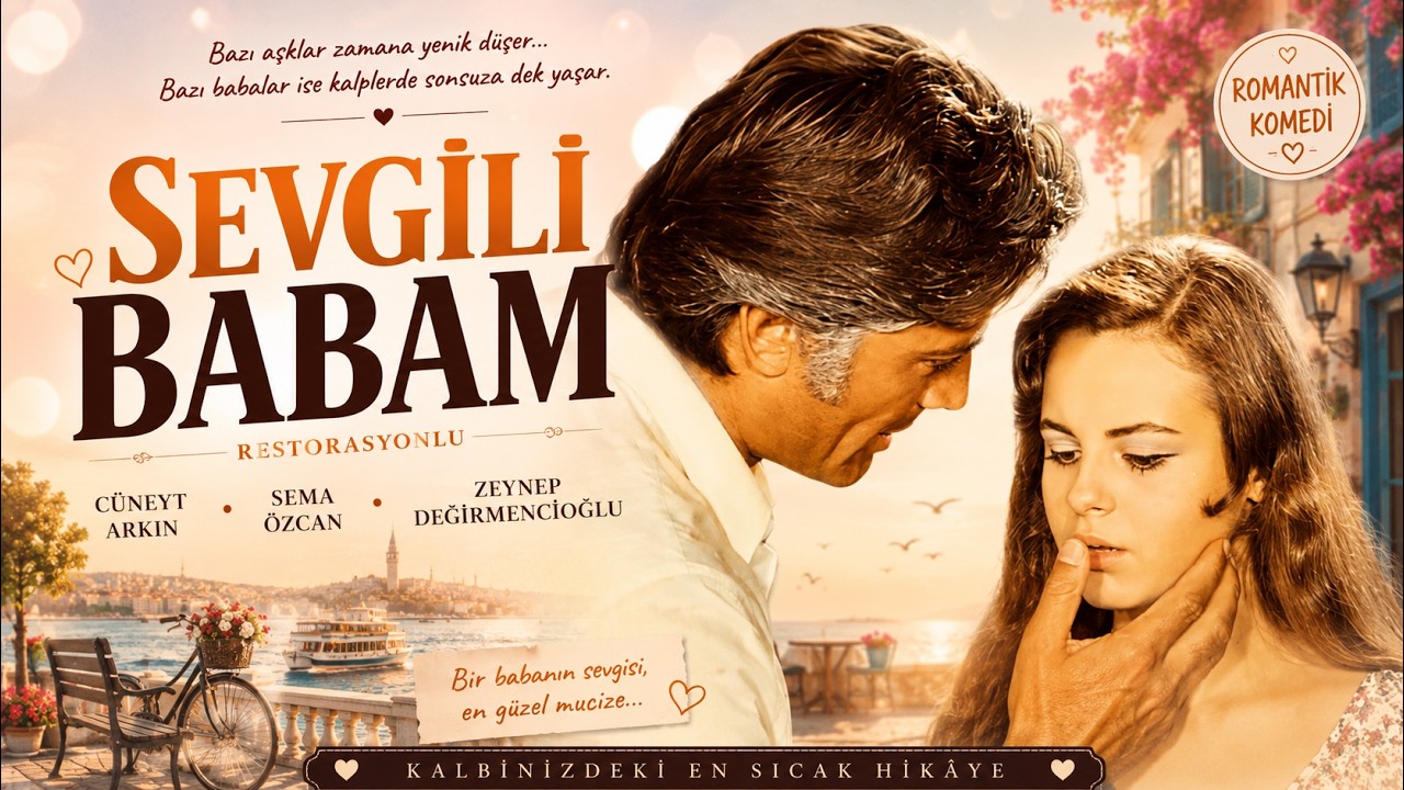 Sevgili Babam Türk Filmi |  FULL | CÜNEYT ARKIN | SEMA ÖZCAN | RESTORASYONLU