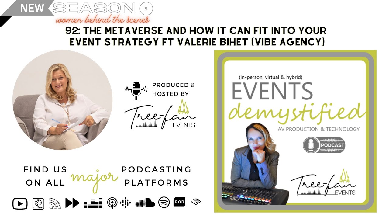 92: The Metaverse and how it can fit into your event strategy ft Valerie Bihet (VIBE Agency)