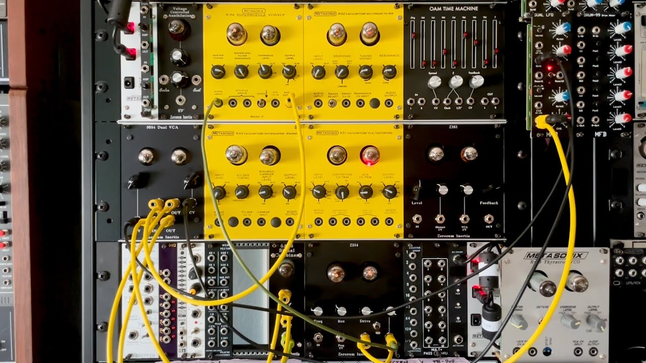 1/22/26 (tube mixer drones) Zerosum Inertia 5654 & 6AS6 Signal Combiner & ZI54 + Metasonix R-54 +(…)