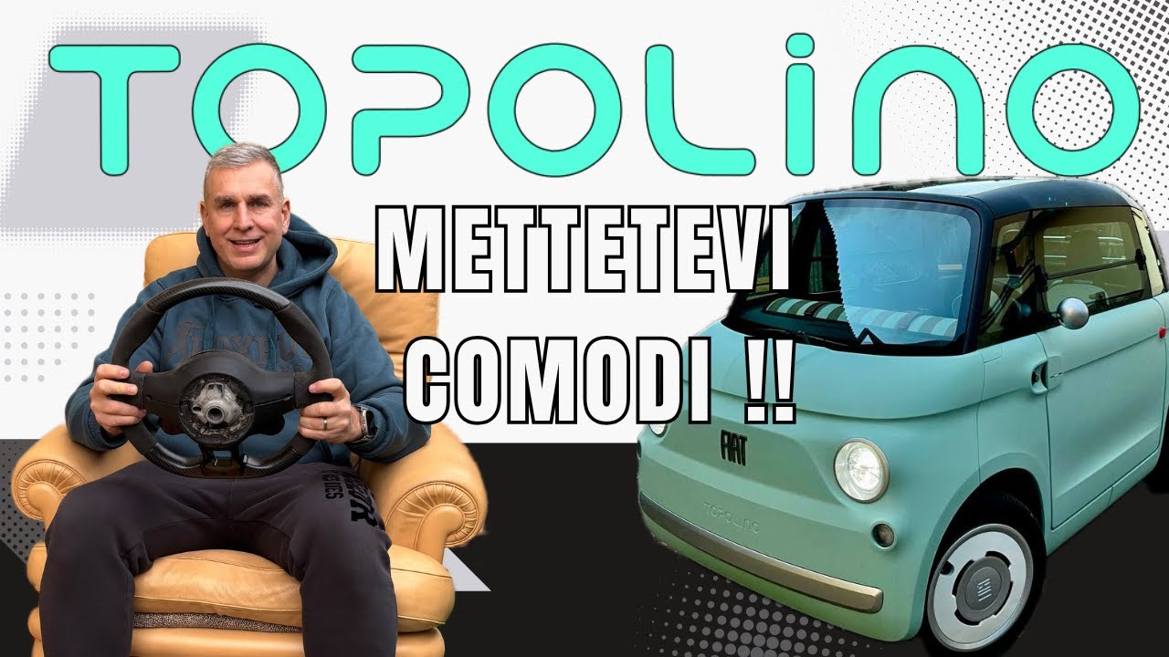 LA SOLUZIONE PERFETTA per i Sedili Scomodi della FIAT TOPOLINO 🇮🇹