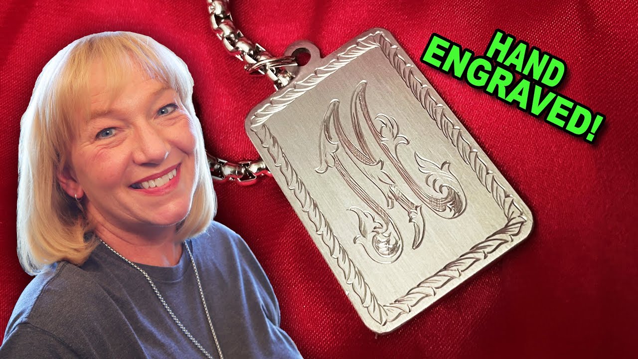 Hand Cut Necklace by The Artist Engraver | Beautiful Designs in Metal | Custom Made Jewelry