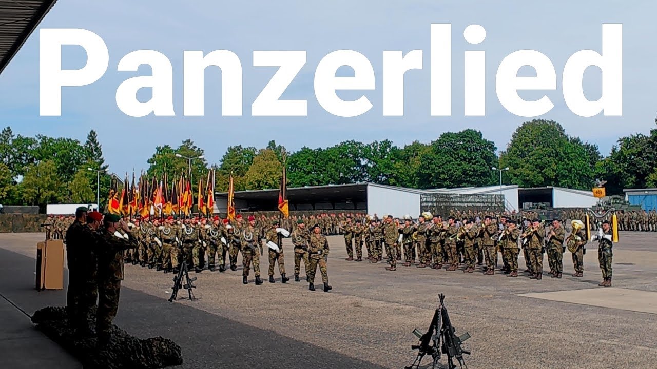 Panzerlied (ob's stürmt oder schneit) - Bundeswehr- Ausmarsch Paradeaufstellung 1. Panzerdivision