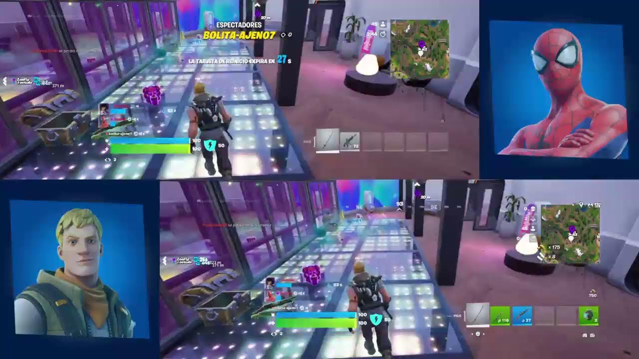 Mi Hermanito Jugando con Suscritores en Fortnite