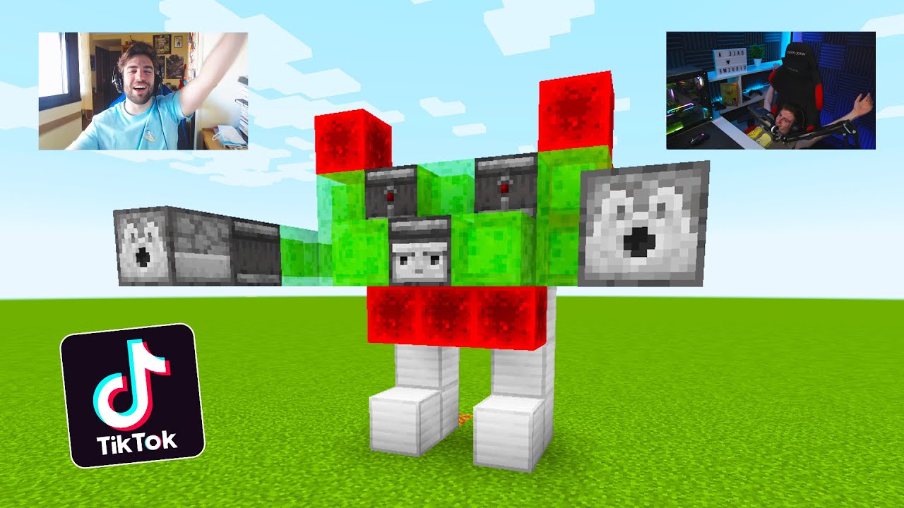 PROBAMOS los TIKTOK más VIRALES de MINECRAFT ¿REAL O FAKE? *NOOBS MINECRAFT TIK TOK #7*