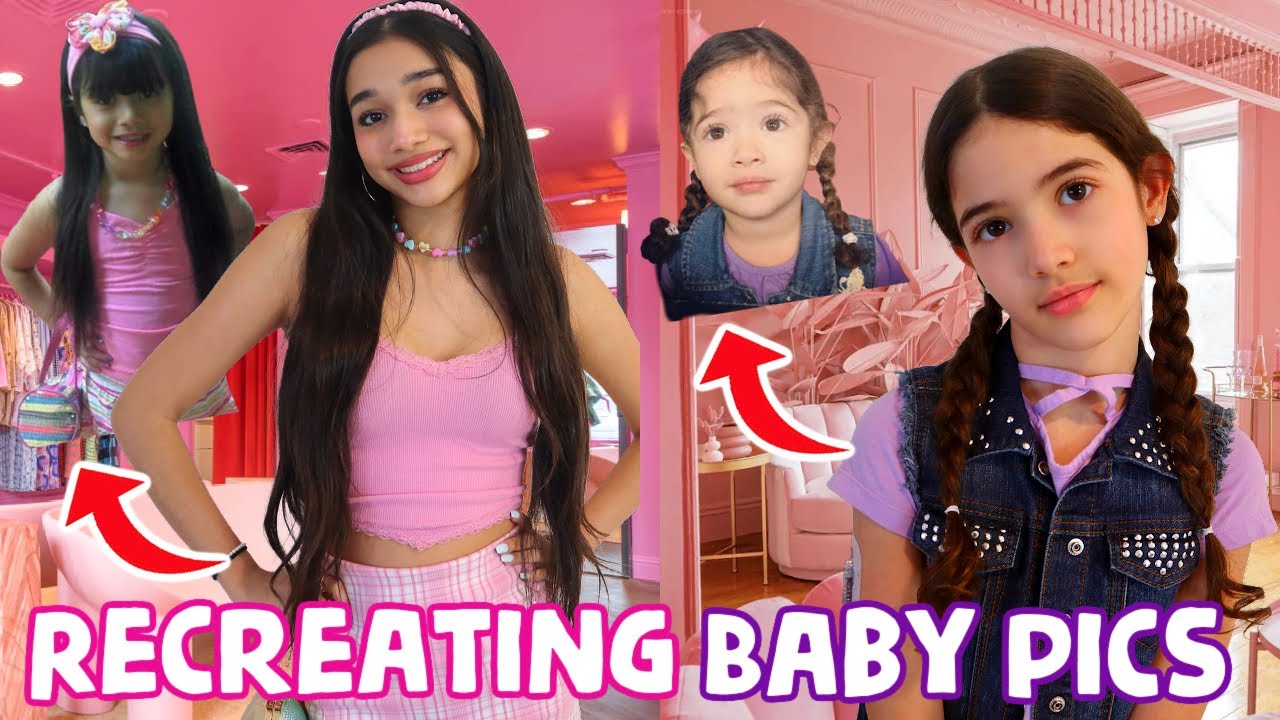 RECREATING OUR BABY PICTURES!!!SO CUTE!!