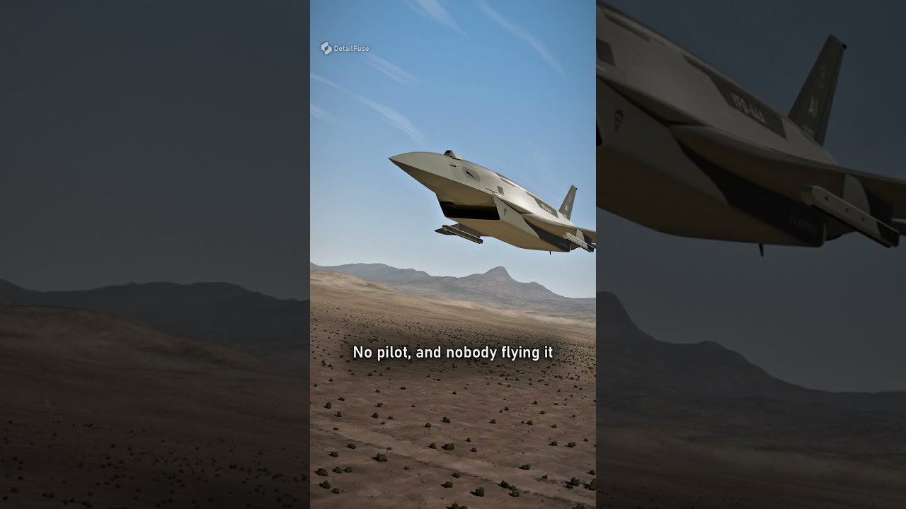 The Fighter Jet That Has No Pilot #military #army #shorts
