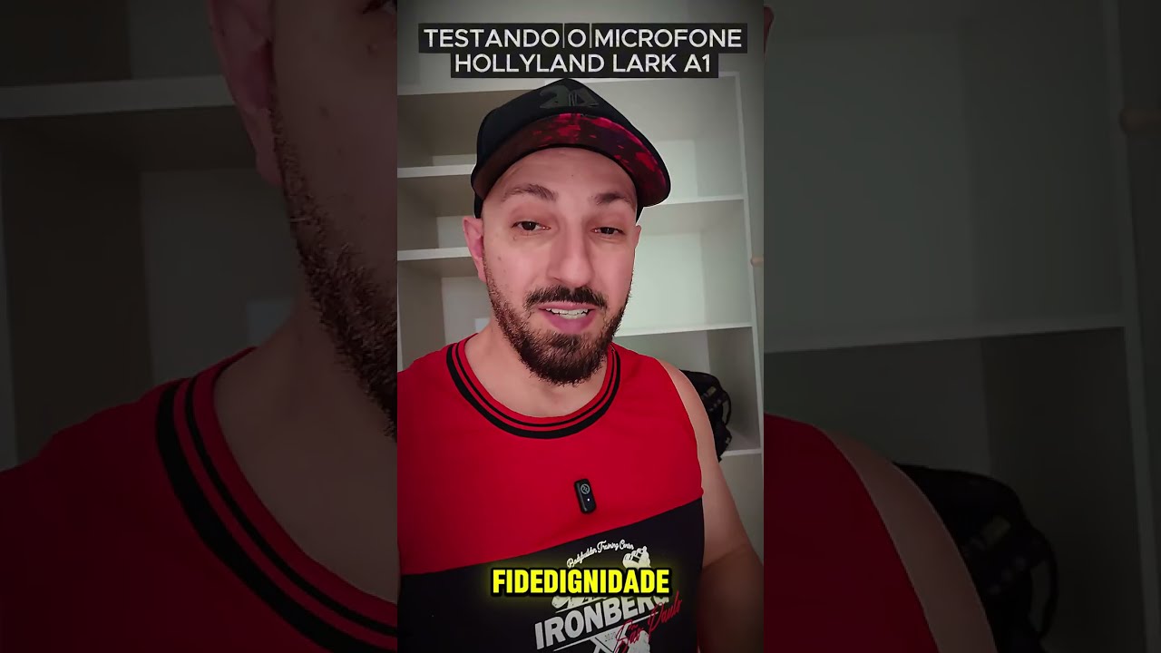 TESTANDO O MICROFONE DE LAPELA HOLLYLAND LARK A1