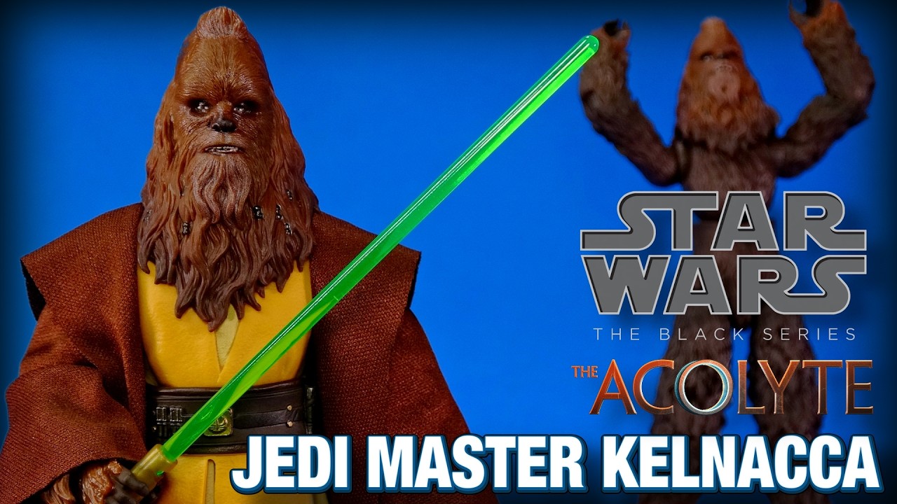 Star Wars Black Series Jedi Master Kelnacca The Acolyte Wookiee Overview and Play Day!