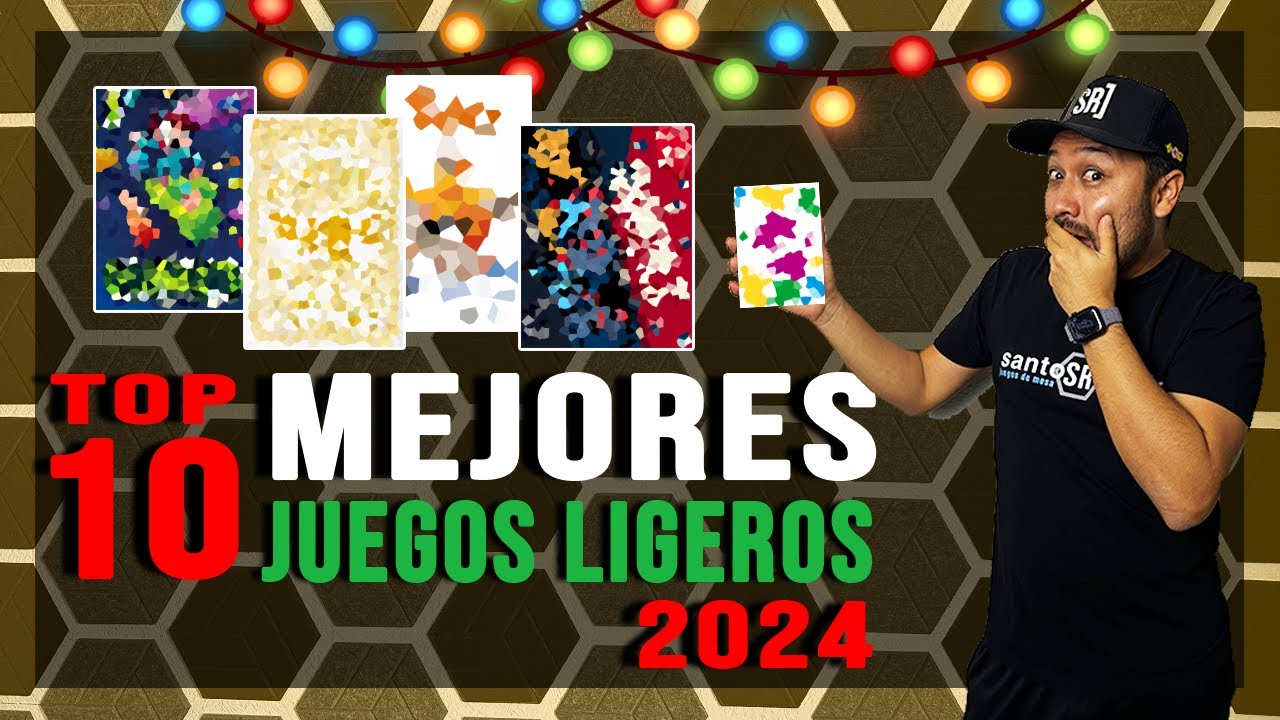 🔵 TOP 10 Juegos de Mesa LIGEROS que TE RECOMENDAMOS 😍 Los MÁS JUGADOS en 2024 👌 FILLER O PARTY GAMES