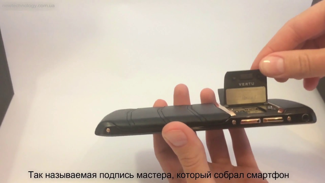 Обзор копии смартфона New Vertu Signature Touch 2018 Android в Украине