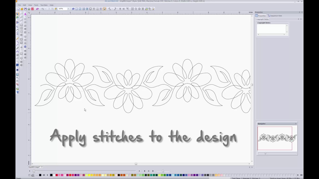 BERNINA Q-matic Video Tutorial: Art and Stitch