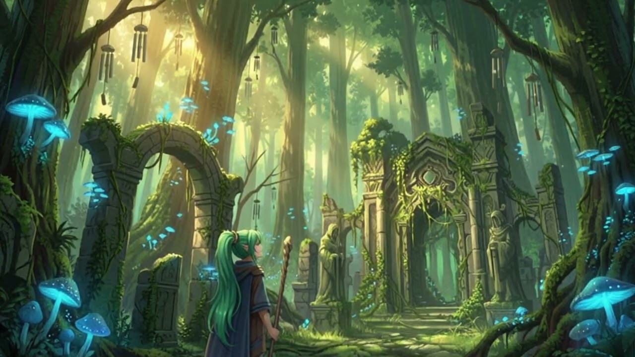 [BGM]Lost in the Spirit Woods: Where Magic Meets the Forgotten Ruins/精霊の森に迷い込んで：魔法と遺跡が織りなす調べ