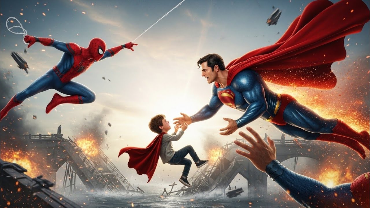 Superman’s Son Trapped as Spider-Man’s Daughter Cries for Help 😭🦸‍♂️