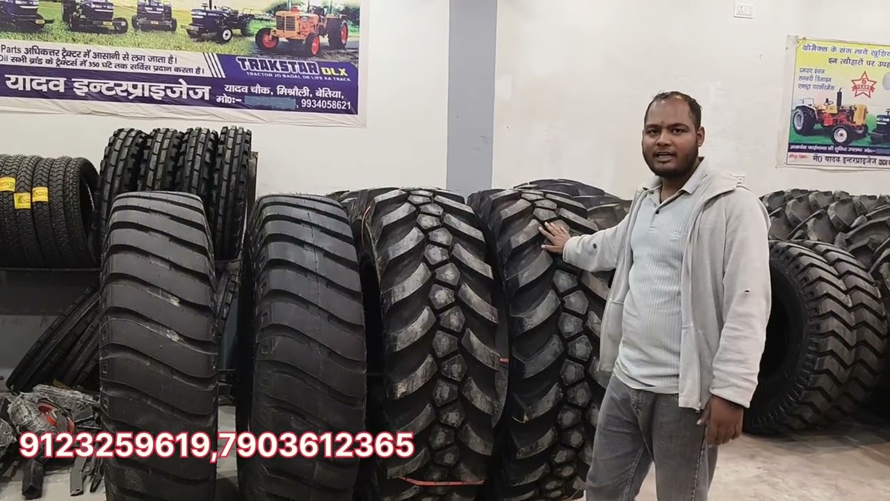 JCB Tyre Sabse Majboot Or Sabse Accha VSD Tyre and Yokohama majburi ka sher #tyre #yokohama #bihar 
