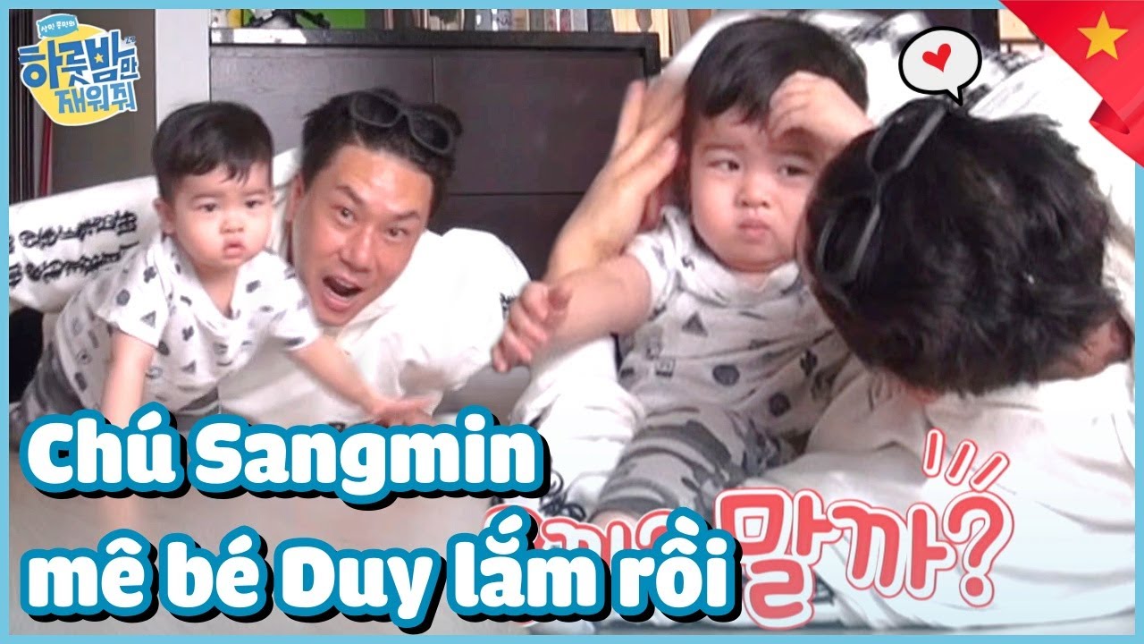 VIETSUB|Sáng sớm bé Duy còn gọi chú Sangmin dậy và chơi cùng chú nữa cơ|NNMT #8|KBS180522
