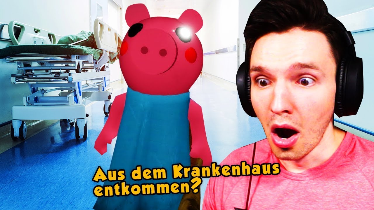 Entkomme PIGGY aus dem KRANKENHAUS ohne ERWISCHT zu werden !! - Roblox