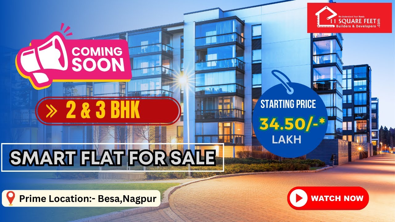 Exclusively Launch 2 & 3 BHK Smart Flat on Affortable Price in Besa, Nagpur