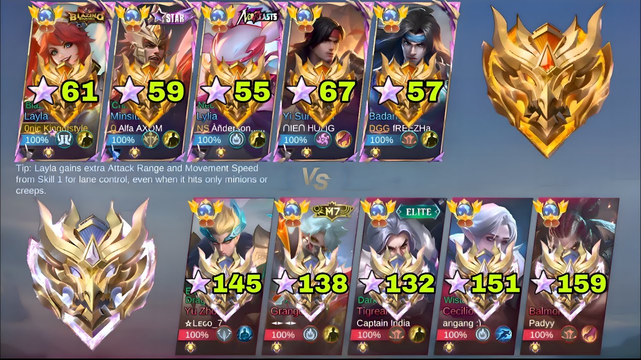 TOP GLOBAL LAYLA VS ENEMY TOP GLOBAL HERO AND HIGH RANK🔥 HARDEST RANKED GAME!! (Who Will Win?)