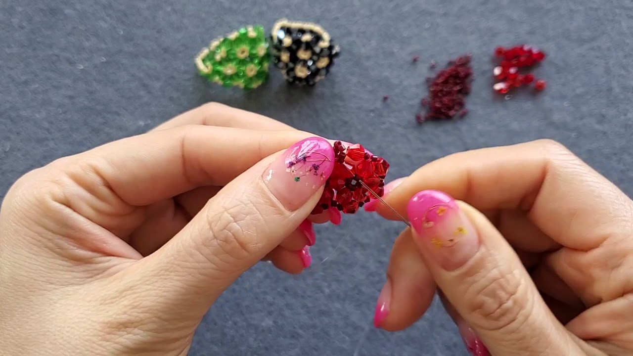 DIY手工编织水晶戒指指环 Crystal Rings Making