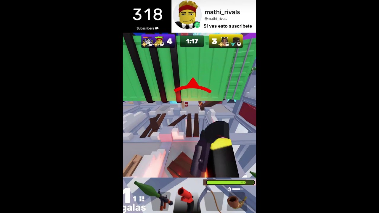 Jugando de chill con subs en rivals - roblox rivals