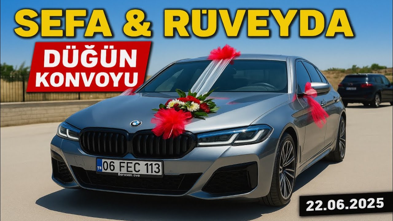 Sefa & Rüveyda - Düğün Konvoyu - 22.06.2025 - Polatlı / Haymana / Bahçecik / Ankara