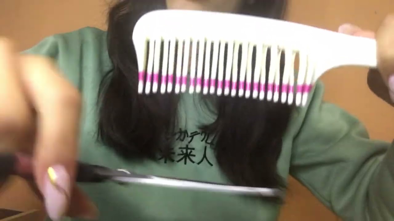(ASMR) Doing your haircut 💌💇🏻‍♀️