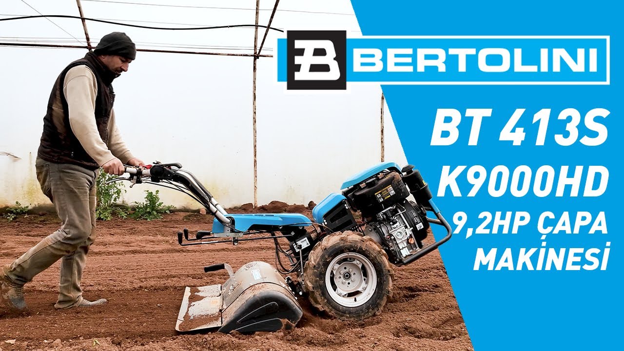 Bertolini 413S K9000HD 9,2HP EUR5 Çapa Makinesi