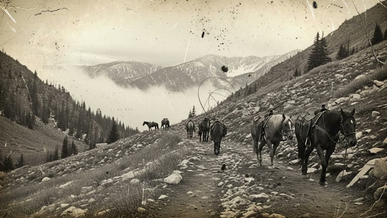 (1965, Wyoming) The Caravan That Crossed the Mountains And Only the Horses Returned