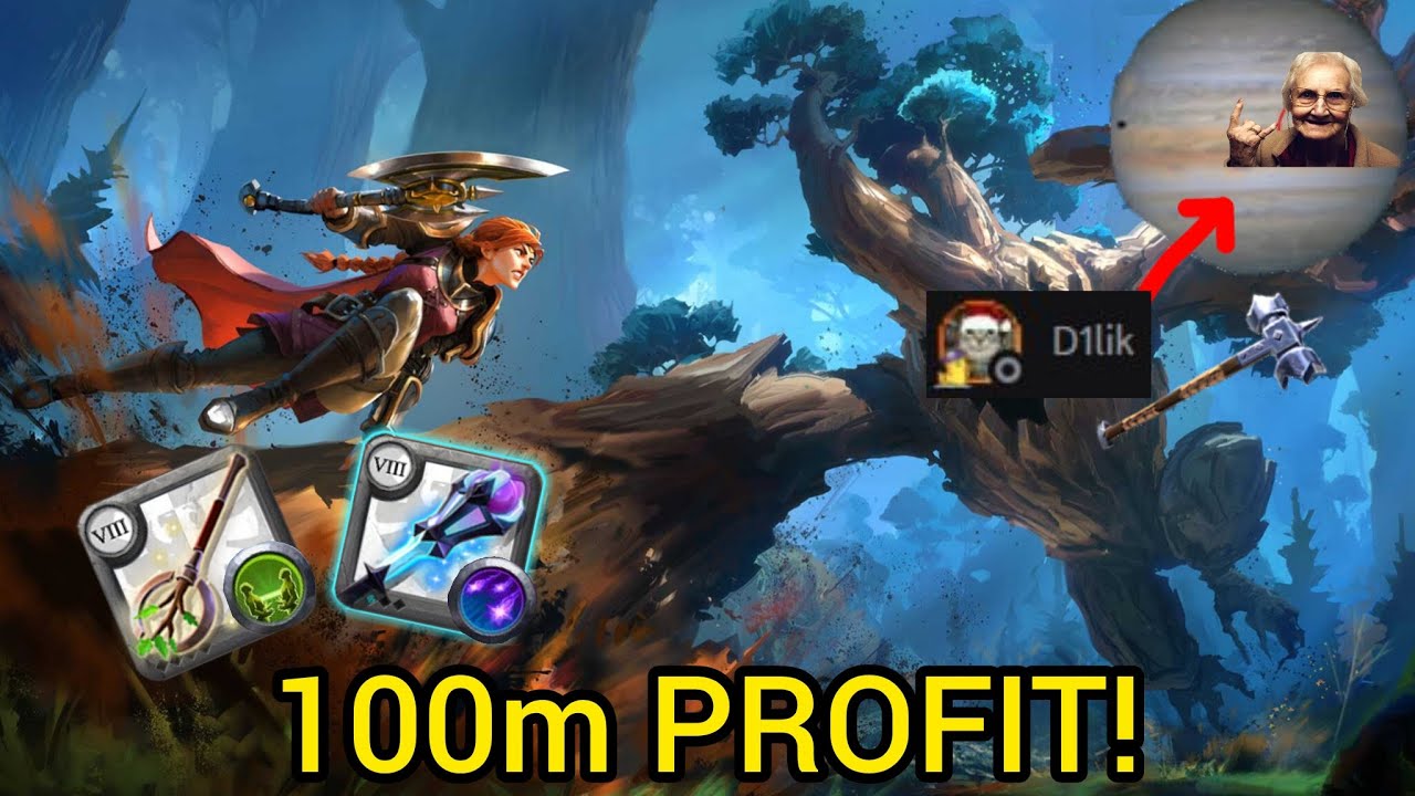 Albion online 🔥 100m STATIC PROFIT!  | Нас приняли в ПАРТИЮ! 🔥