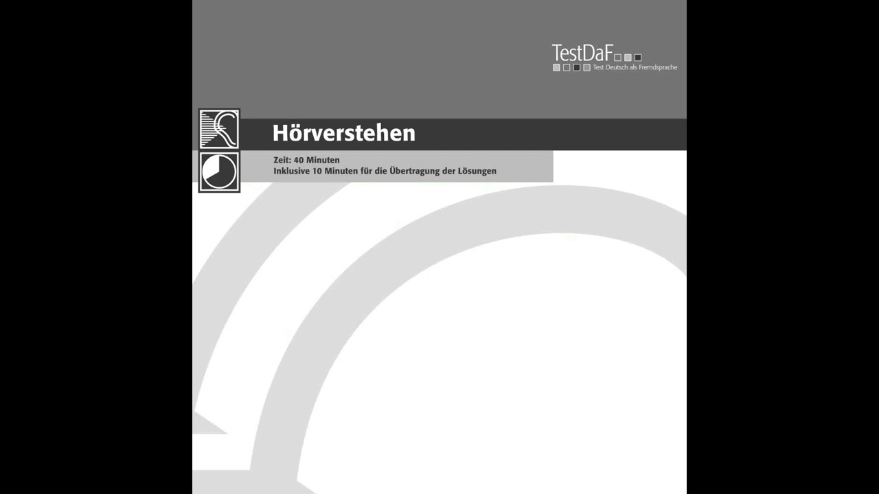 TestDaF Modellsatz 03  – Hörverstehen (2006)