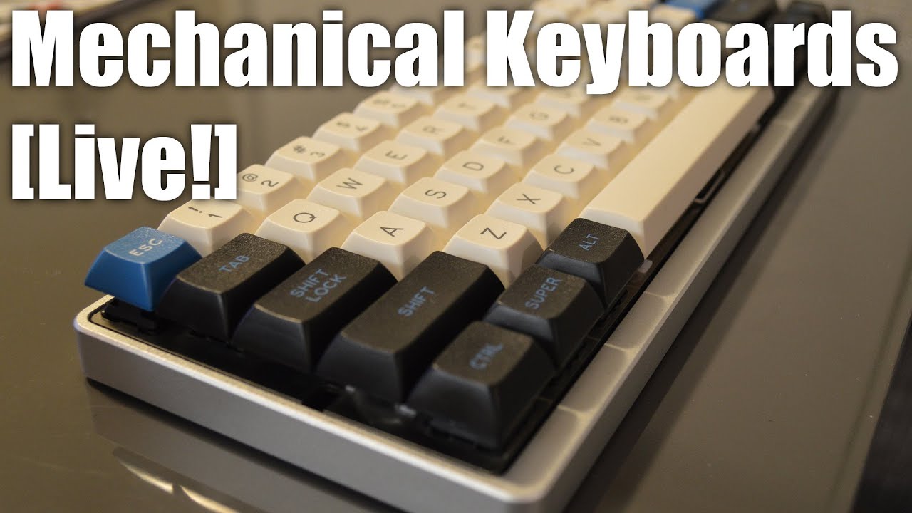 LIVE! Mechanical Keyboards - New Product Announcement from 1upkeyboards JD40 launch