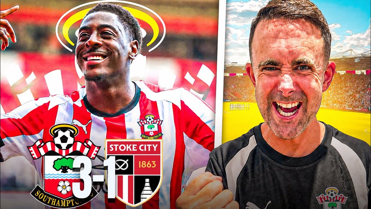 SAINTS LEAVE IT LATE! 🔥 SOUTHAMPTON 3-1 STOKE | MATCHDAY VLOG