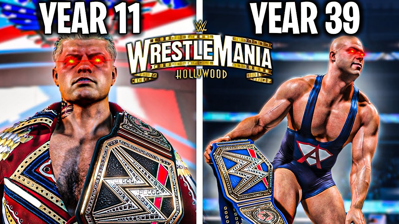 WWE 2K23 Universe Mode But I Sim 39 WrestleMania's into the future