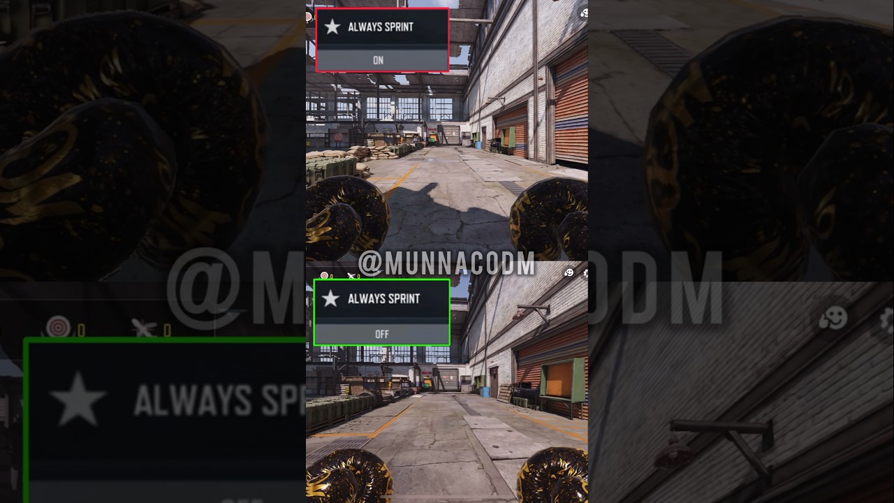 Always sprint #codm  tutorial tips and tricks #shorts #codmbr #codmiphone
