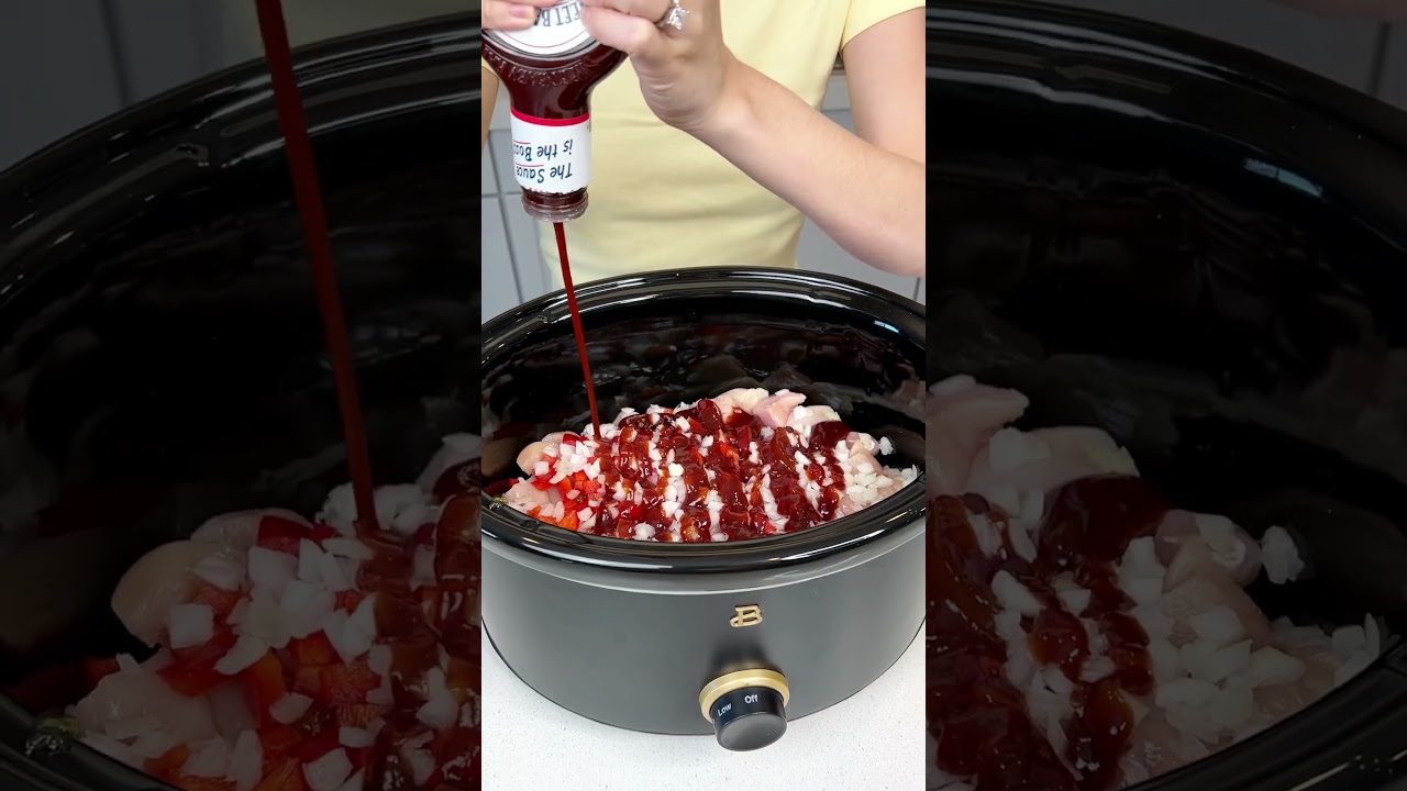 Yummy crockpot dinner 😋 #easyrecipe #recipe #dinner #crockpot #slowcookerrecipes #chicken #orange