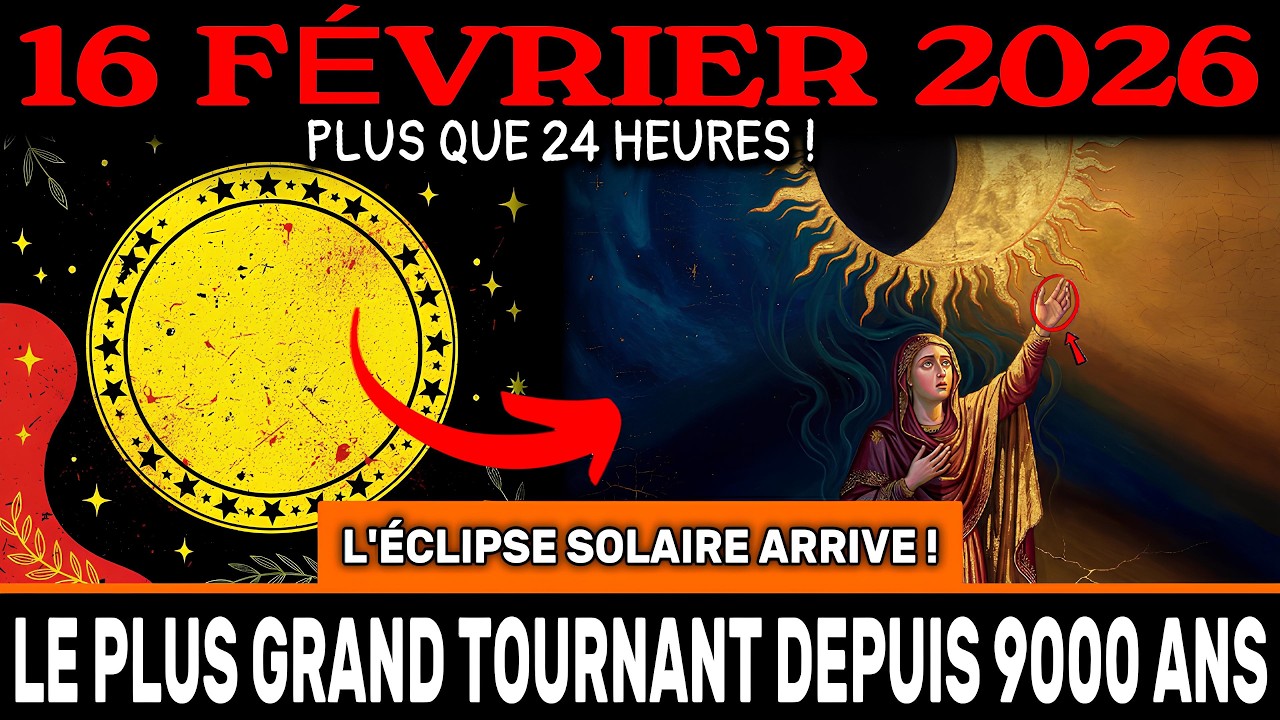 URGENT ! DANS 24H LE SOLEIL S'ÉTEINT ! 16 fév – jamais vécu depuis 9000 ans !