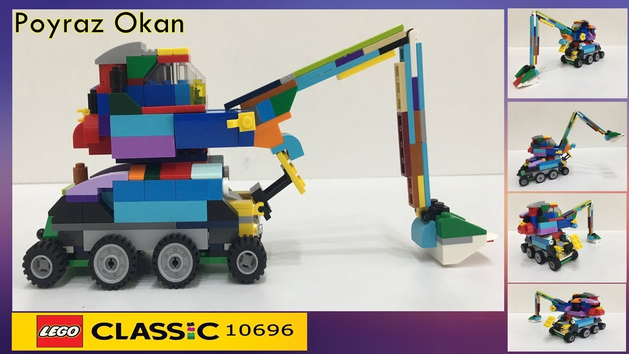 LEGO Classic 10696 Tuğlaları İle Ekskavatör Nasıl Yapılır? | 10696 Lego Classic Ideas