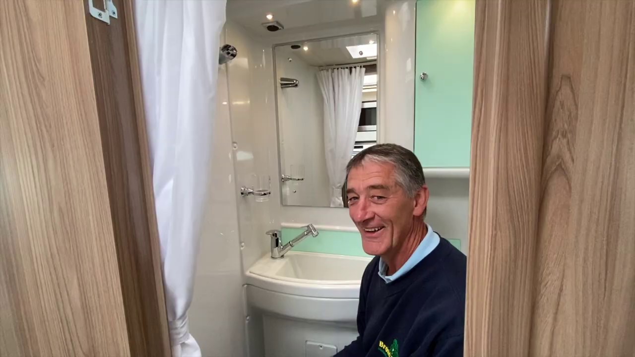 Demonstration of a shower in Swift Rio