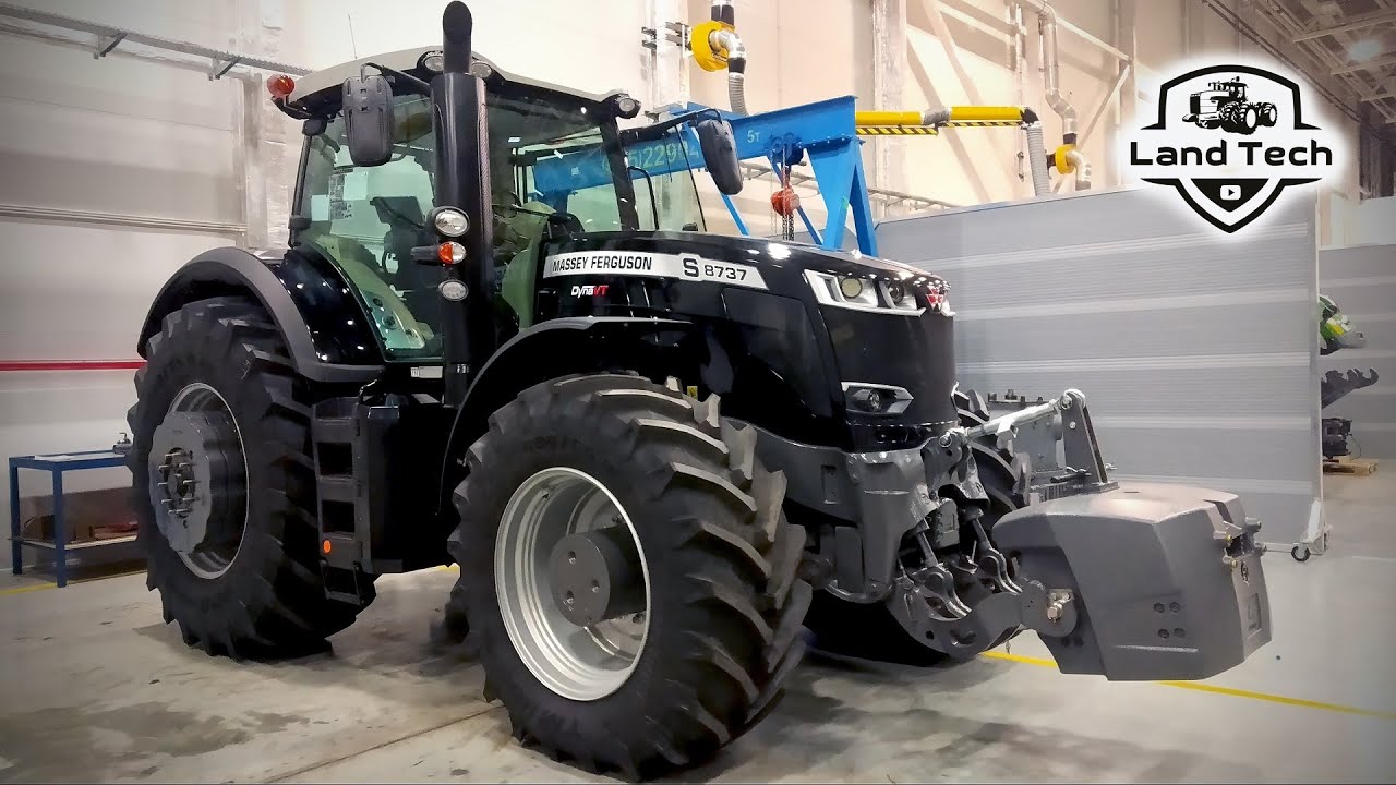 Черный трактор Massey Ferguson 8737S Black Edition - ограниченная серия в России