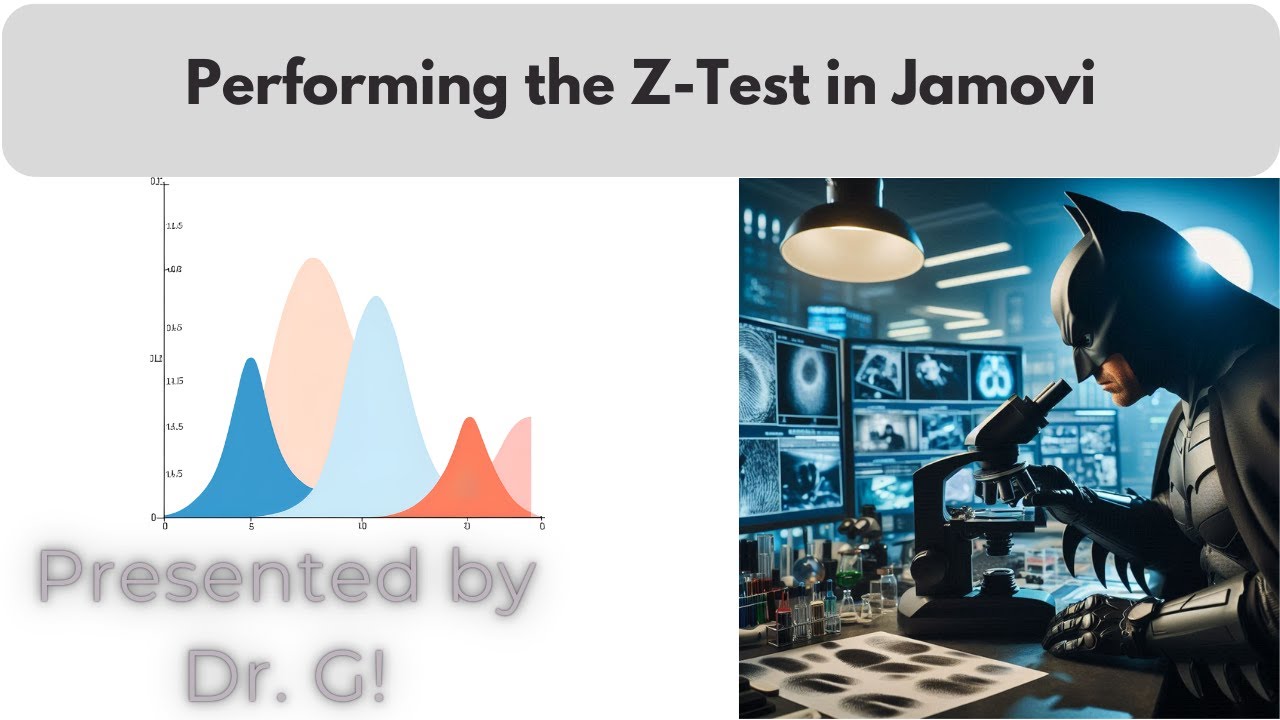 Batman Solves Cases with Jamovi: z-test example