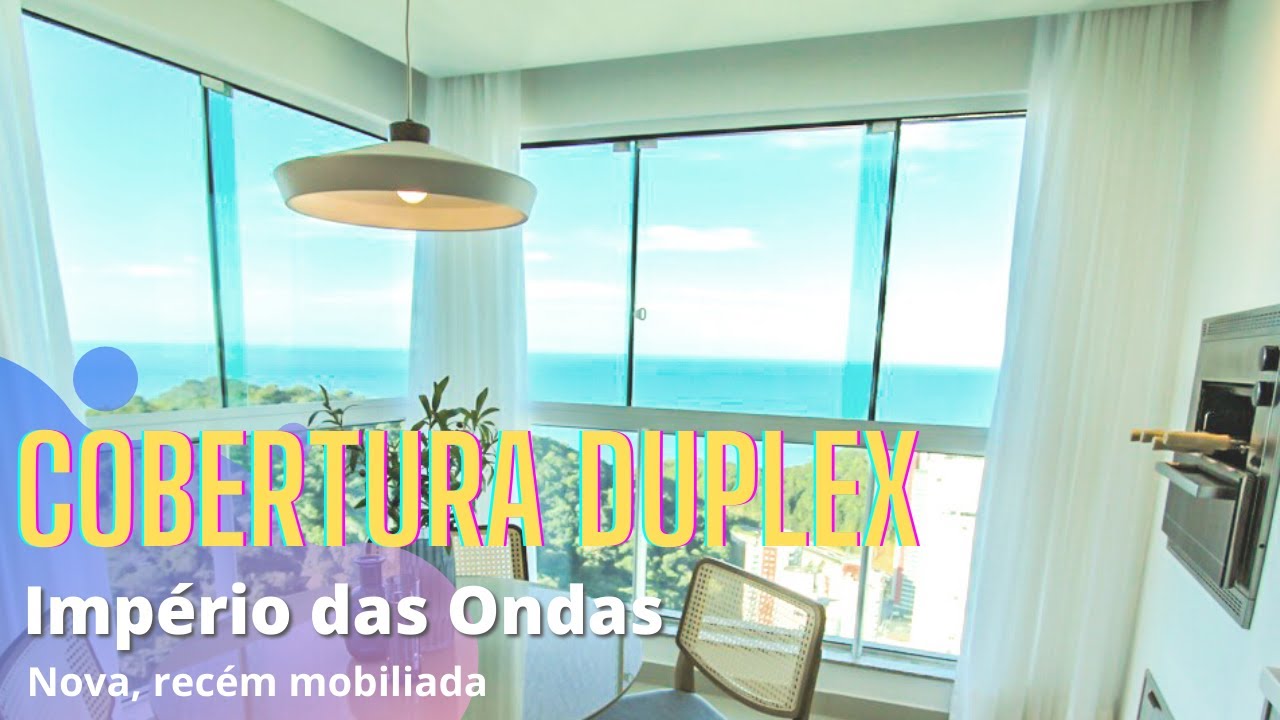 Imperio das Ondas Cobertura Duplex com piscina, novinha em folha e MOBILIADA!!     VENDIDO!!!