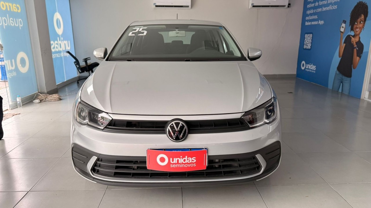 Volkswagen Polo Comfortline TSI 1.0 Flex 12V Aut. 2025 - Unidas Seminovos - Fabio Faustino