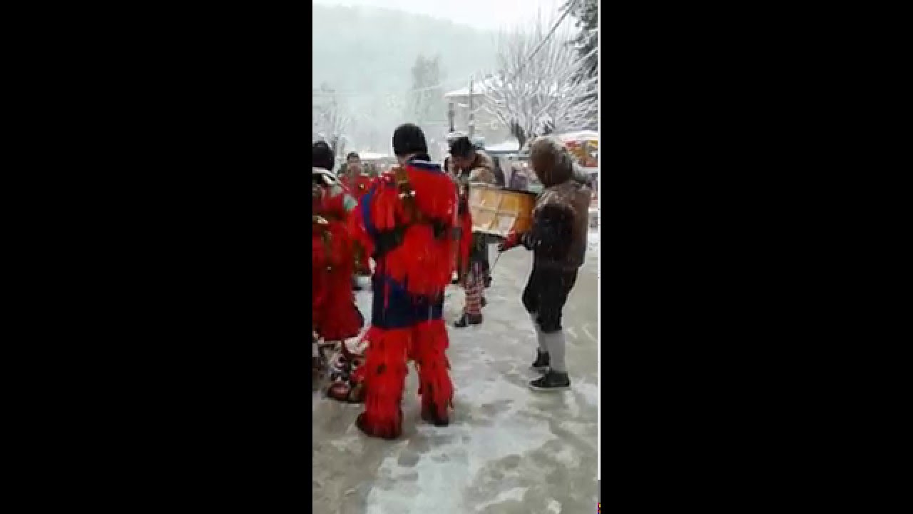 Кукери от Калища в Брезник 16-01-2016г