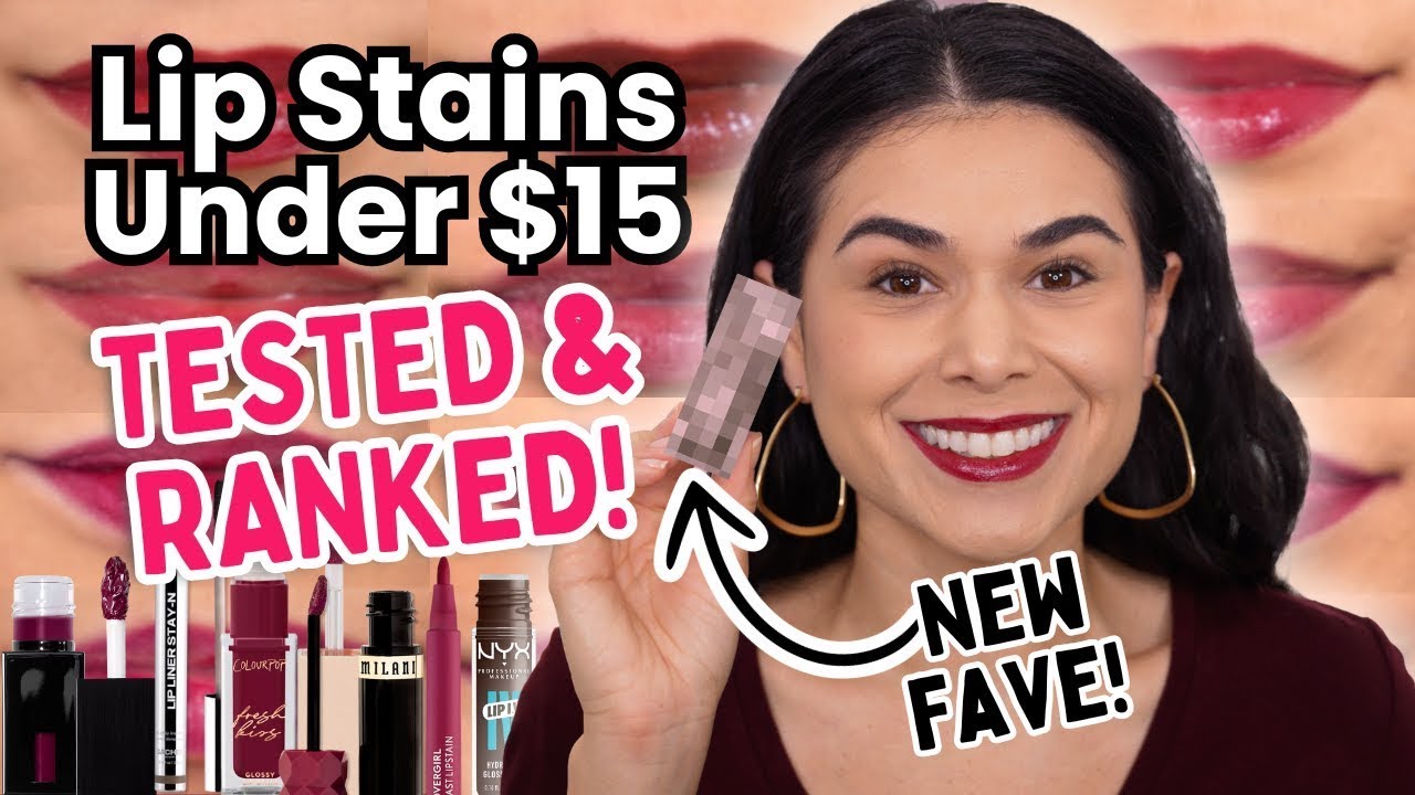 I Tried 6 of the Most Popular Affordable Lip Stains on my DRY LIPS