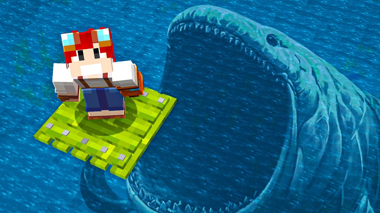 FIQUEI PRESO NO OCEANO ABISSAL DO MINECRAFT