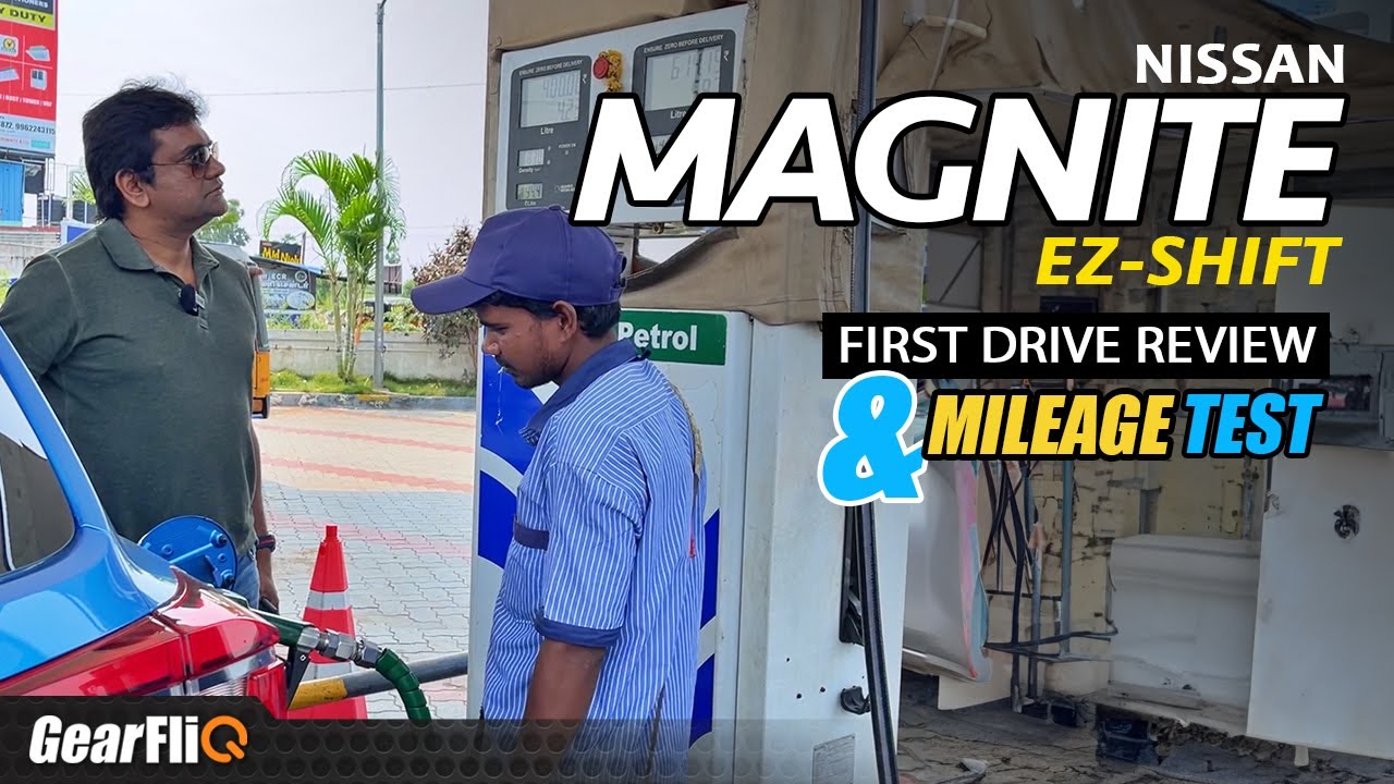 Nissan Magnite EZ-Shift (AMT) - Mileage Test and Drive Review | Should you buy? | GearFliQ